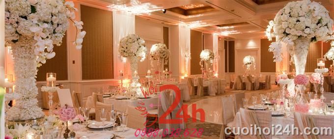 Dịch vụ cưới hỏi 24h trọn vẹn ngày vui chuyên trang trí nhà đám cưới hỏi và nhà hàng tiệc cưới | Trang trí tiệc cưới 18